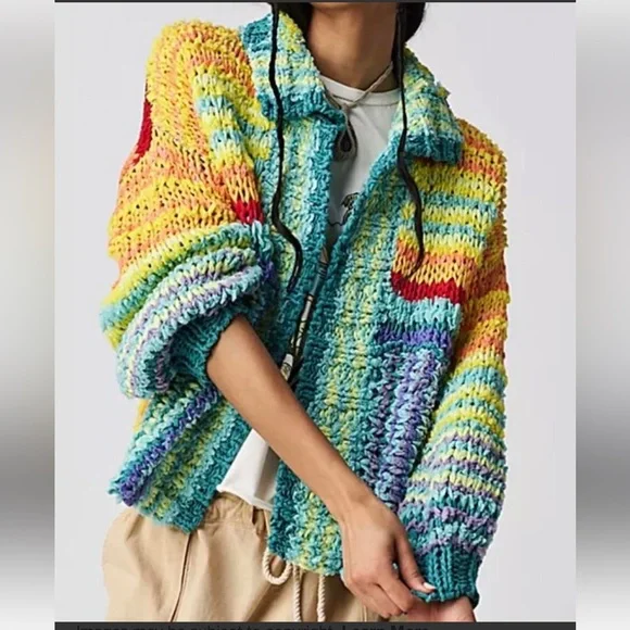 Free People Beach Market Cardigan in XS
